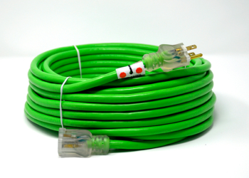 100-Foot Green 12/3 SJTWA-UL OSHA Power Extension Cord