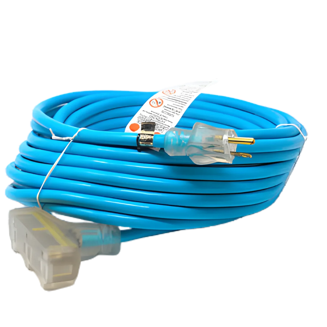 25' 12/3 SJTWA-UL Extension Power Cord Triple Tap