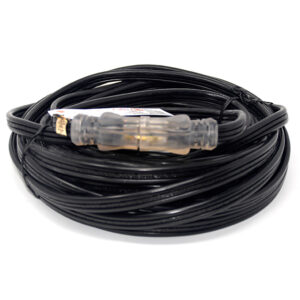 15' 14/3 SJTWA-UL Black Extension Power Cord Single