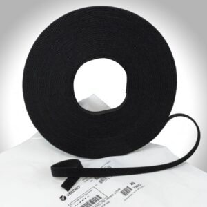 VELCRO® Brand ONE-WRAP® Fastener - Secure and Adjustable - Black, 3/8"