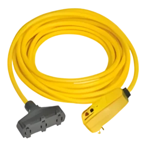 Right Angle In-Line GFCI with Triple Tap