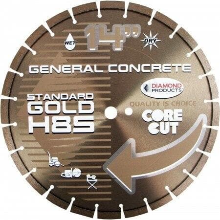 Standard Gold High Speed Diamond Blade - H8S